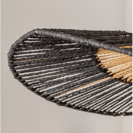 Brilagi - LED luster na lanku CERIA BOHO 1xE27/40W/230V pr. 80 cm čierna/hnedá