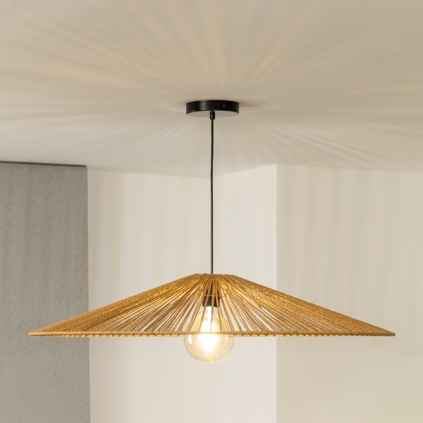 Brilagi - LED luster na lanku CERIA BOHO 1xE27/40W/230V pr. 90 cm hnedý