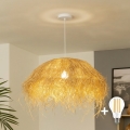 Brilagi - LED luster na lanku CERIA BOHO 1xE27/40W/230V, priemer 60 cm, z rafie