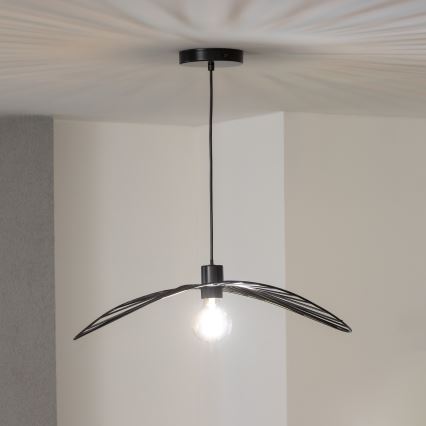 Brilagi - LED luster na lanku CERIA WIRE 1xE27/40W/230V 40x56 cm čierna