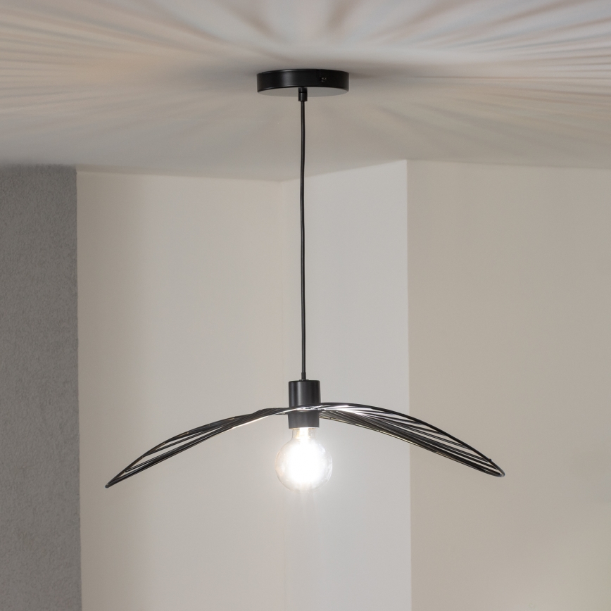Brilagi - LED luster na lanku CERIA WIRE 1xE27/40W/230V 40x56 cm čierna