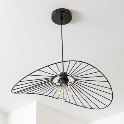 Brilagi - LED luster na lanku CERIA WIRE 1xE27/40W/230V 40x56 cm čierna