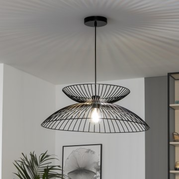 Brilagi - LED luster na lanku CERIA WIRE 1xE27/40W/230V pr. 60 cm čierna