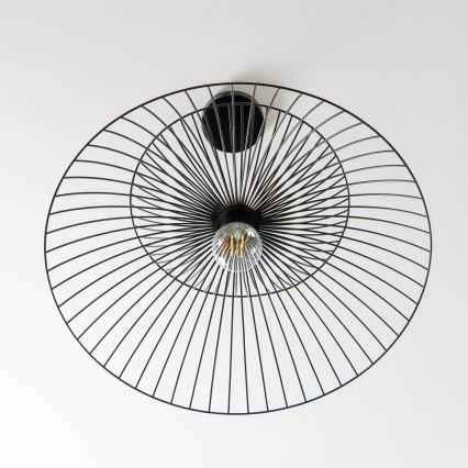 Brilagi - LED luster na lanku CERIA WIRE 1xE27/40W/230V pr. 60 cm čierna
