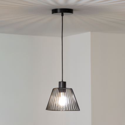 Brilagi - LED luster na lanku CERIA WIRE 1xE27/40W/230V priemer 21 cm čierny