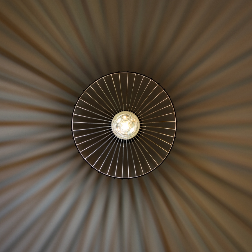 Brilagi - LED luster na lanku CERIA WIRE 1xE27/40W/230V priemer 30 cm čierna