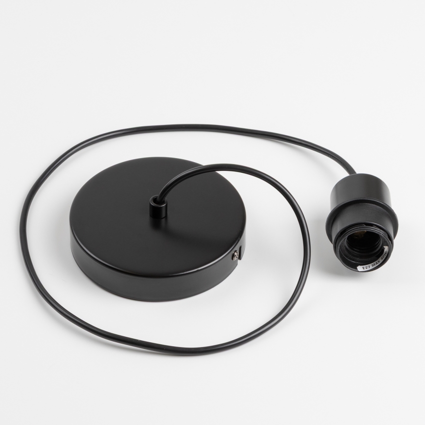 Brilagi - LED luster na lanku CERIA WIRE 1xE27/40W/230V priemer 30 cm čierna