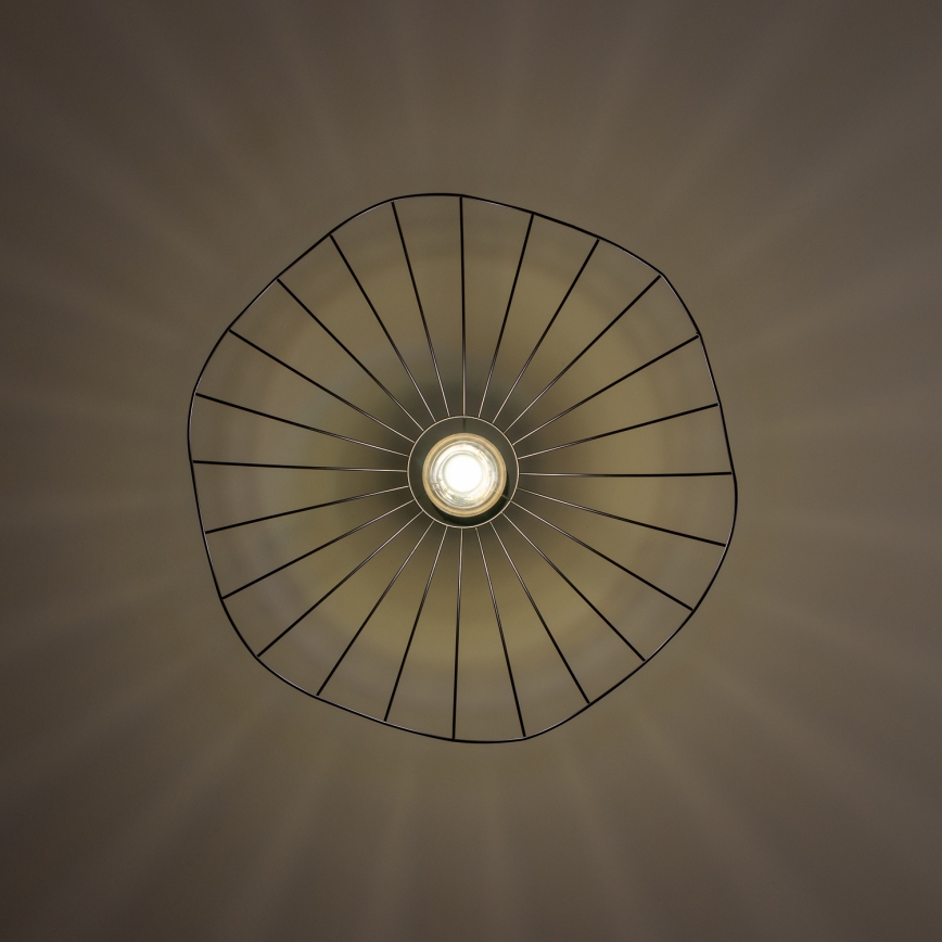 Brilagi - LED luster na lanku CERIA WIRE 1xE27/40W/230V priemer 60 cm čierna