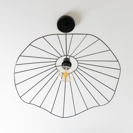 Brilagi - LED luster na lanku CERIA WIRE 1xE27/40W/230V priemer 60 cm čierna
