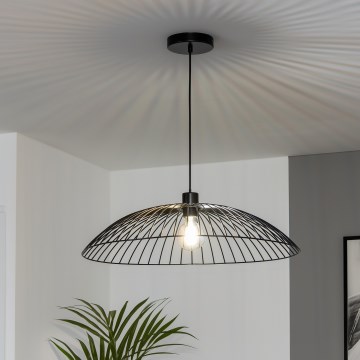 Brilagi - LED luster na lanku CERIA WIRE 1xE27/40W/230V priemer 60 cm čierna