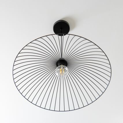 Brilagi - LED luster na lanku CERIA WIRE 1xE27/40W/230V priemer 60 cm čierna