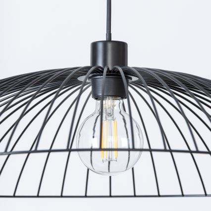 Brilagi - LED luster na lanku CERIA WIRE 1xE27/40W/230V priemer 60 cm čierna