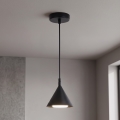 BRILAGI - LED Luster na lanku CONE SINGLE 1xGX53/15W/230V čierna