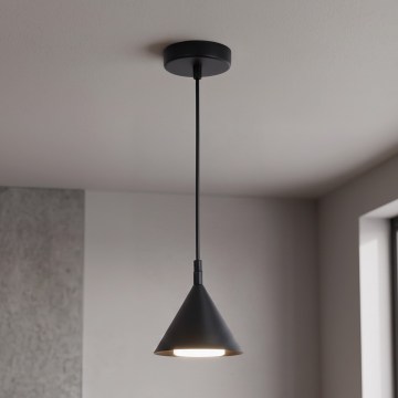 BRILAGI - LED Luster na lanku CONE SINGLE 1xGX53/15W/230V čierna