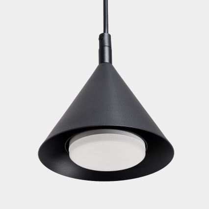BRILAGI - LED Luster na lanku CONE SINGLE 1xGX53/15W/230V čierna