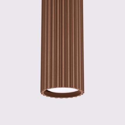 Brilagi - LED luster na lanku CRESTO 1xGU10/10W/230V hnedý