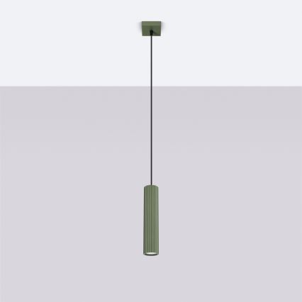 Brilagi - LED luster na lanku CRESTO 1xGU10/10W/230V zelený