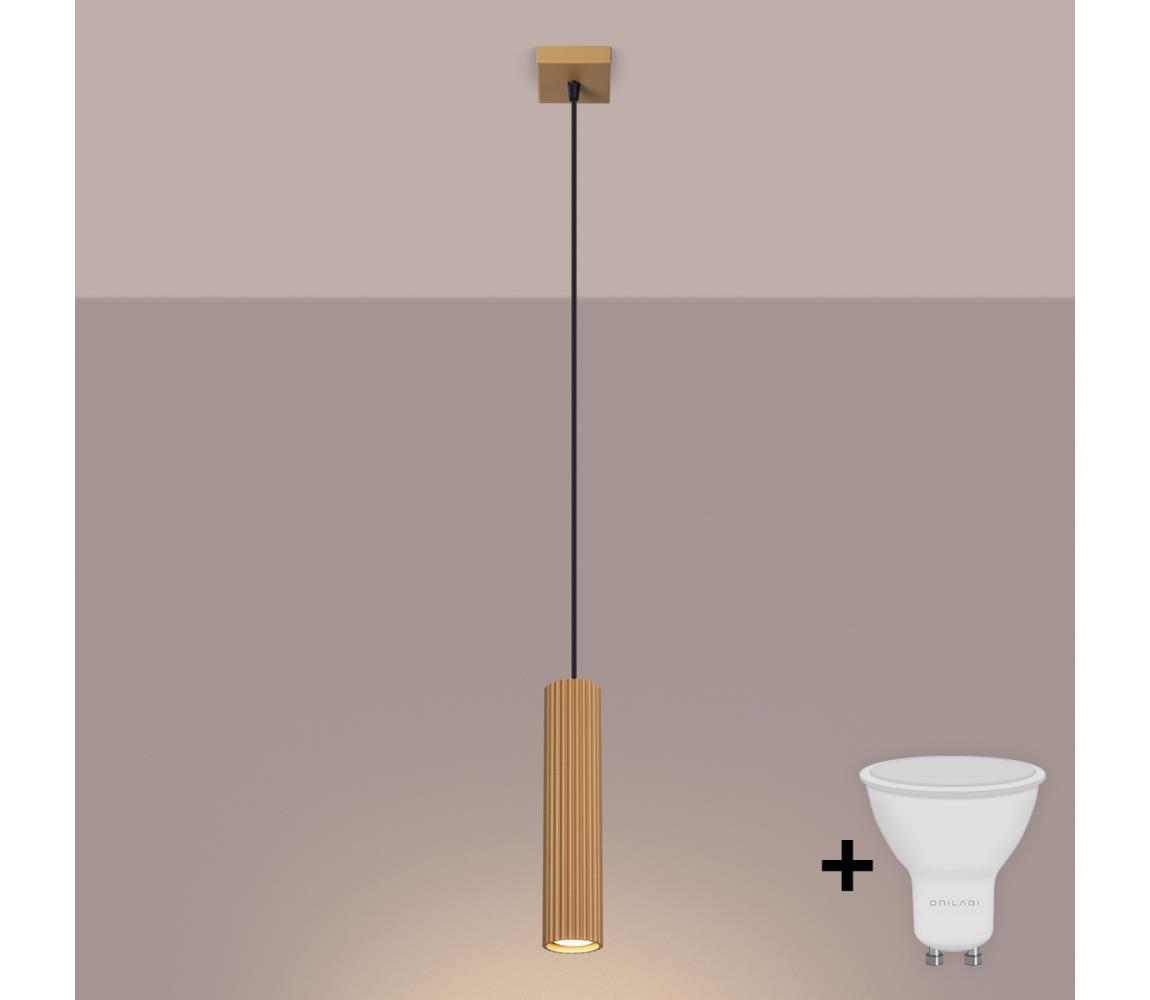 Brilagi - LED luster na lanku CRESTO 1xGU10/10W/230V zlatý BR.1554