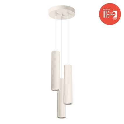Brilagi - LED luster na lanku CRESTO 3xGU10/10W/230V krémový