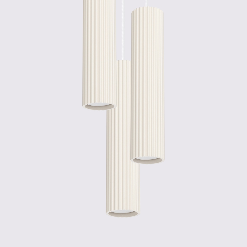 Brilagi - LED luster na lanku CRESTO 3xGU10/10W/230V krémový