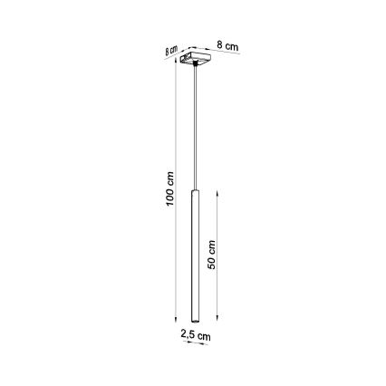 Brilagi -  LED Luster na lanku DRIFA 1xG9/4W/230V čierna