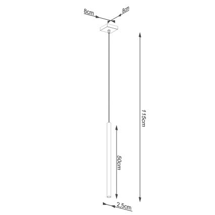 Brilagi - LED Luster na lanku DRIFA 1xG9/4W/230V zlatá