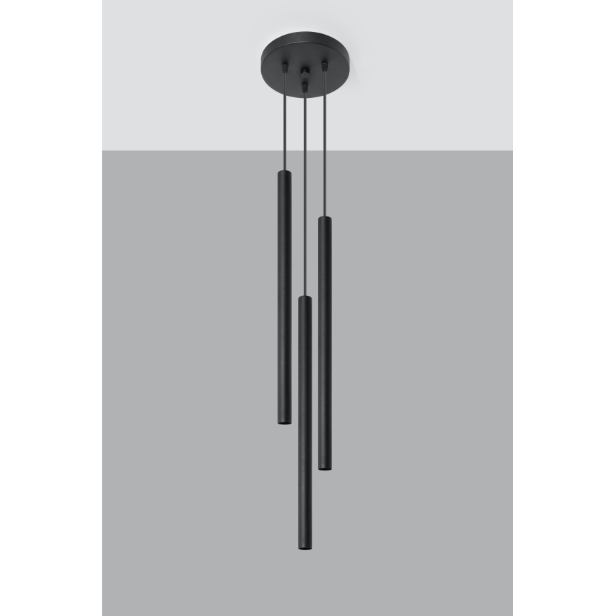 Brilagi -  LED Luster na lanku DRIFA 3xG9/4W/230V čierna