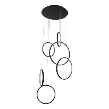 Brilagi - LED luster na lanku ECHO LED/80W/230V 4000K, priemer 50 cm, čierny
