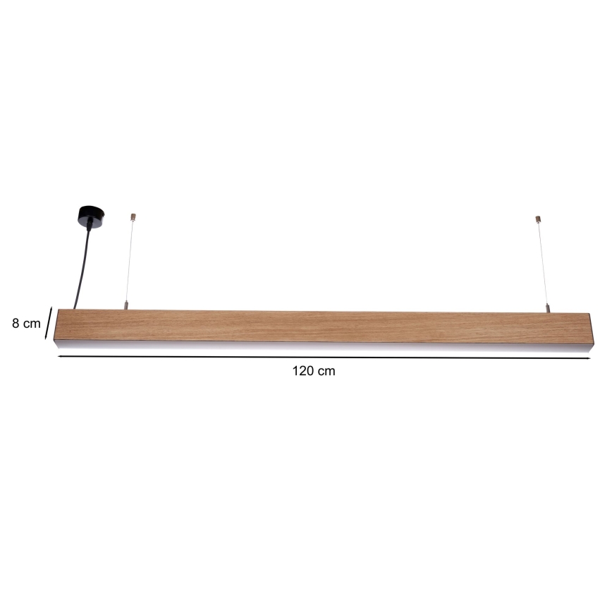 BRILAGI - LED Luster na lanku GARDALINE LED/100W/230V 120 cm dub