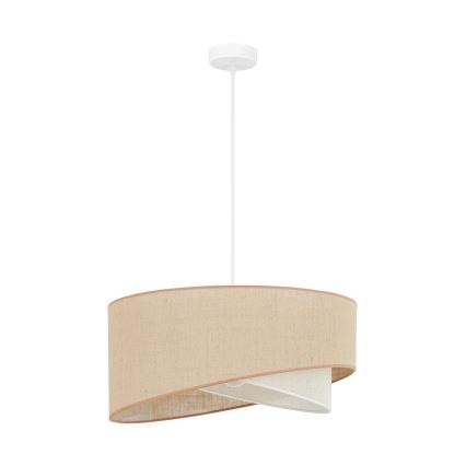 Brilagi - LED Luster na lanku LYRA 1xE27/15W/230V béžová/krémová