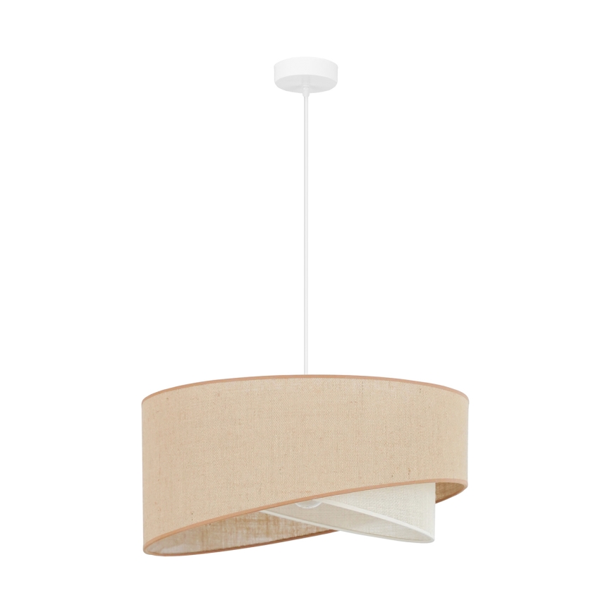 Brilagi - LED Luster na lanku LYRA 1xE27/15W/230V béžová/krémová