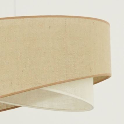 Brilagi - LED Luster na lanku LYRA 1xE27/15W/230V béžová/krémová