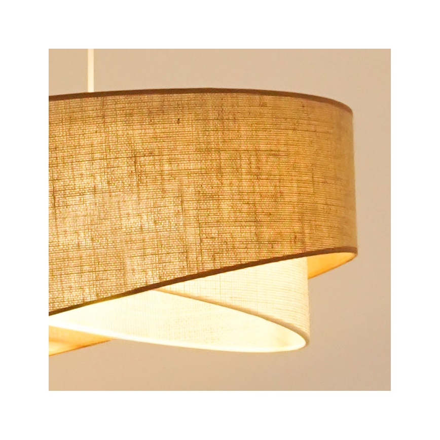 Brilagi - LED Luster na lanku LYRA 1xE27/15W/230V béžová/krémová