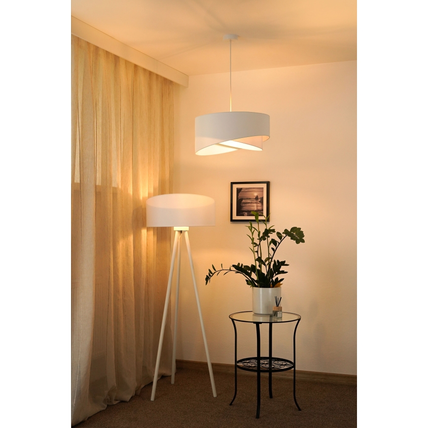 Brilagi - LED Luster na lanku LYRA 1xE27/15W/230V biela