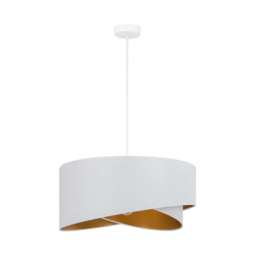 Brilagi - LED Luster na lanku LYRA 1xE27/15W/230V biela/zlatá