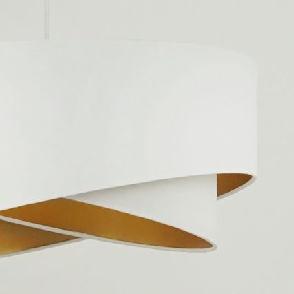 Brilagi - LED Luster na lanku LYRA 1xE27/15W/230V biela/zlatá