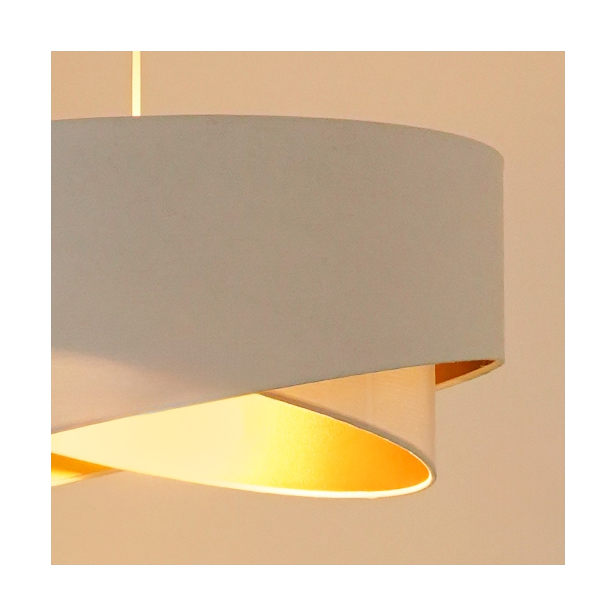 Brilagi - LED Luster na lanku LYRA 1xE27/15W/230V biela/zlatá