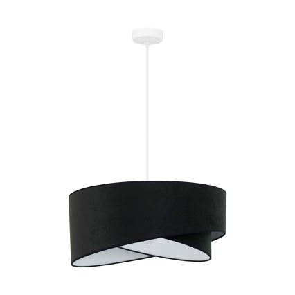 Brilagi - LED Luster na lanku LYRA 1xE27/15W/230V čierna/biela