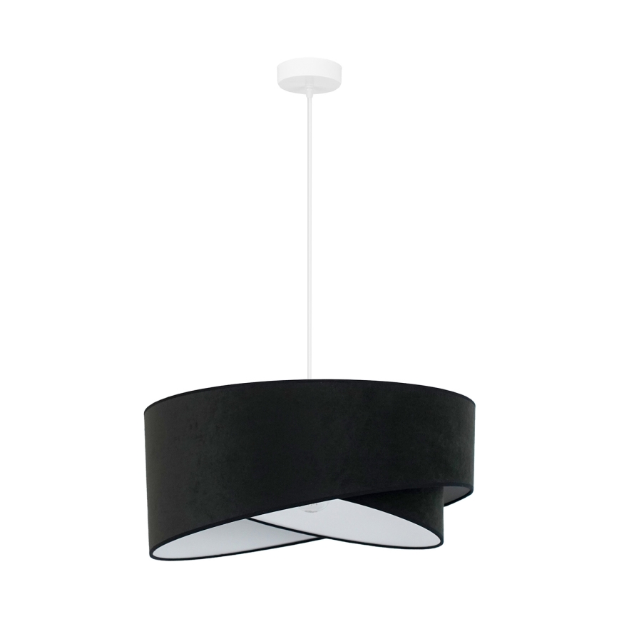 Brilagi - LED Luster na lanku LYRA 1xE27/15W/230V čierna/biela