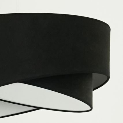 Brilagi - LED Luster na lanku LYRA 1xE27/15W/230V čierna/biela
