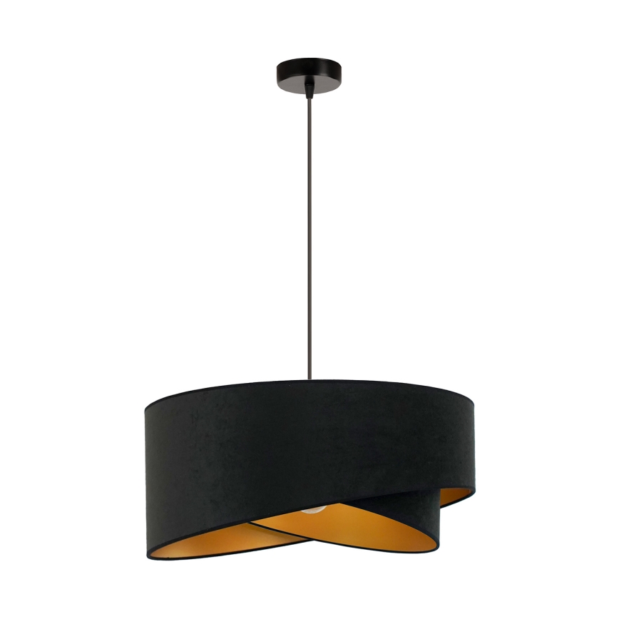 Brilagi - LED Luster na lanku LYRA 1xE27/15W/230V čierna/zlatá