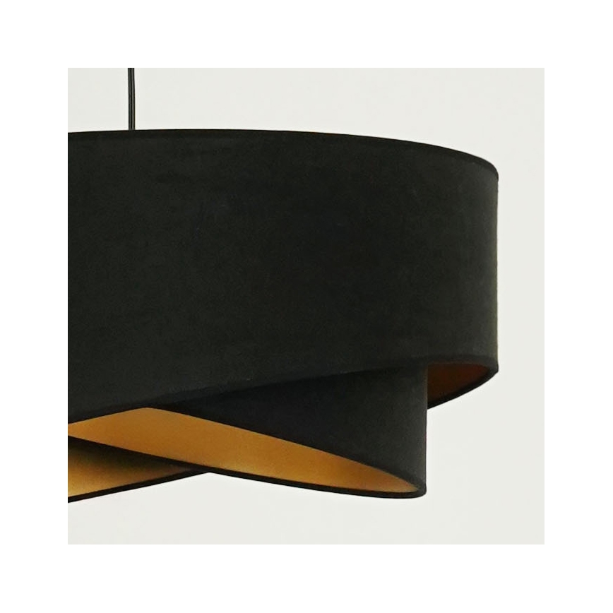 Brilagi - LED Luster na lanku LYRA 1xE27/15W/230V čierna/zlatá