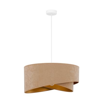 Brilagi - LED Luster na lanku LYRA 1xE27/15W/230V hnedá/zlatá