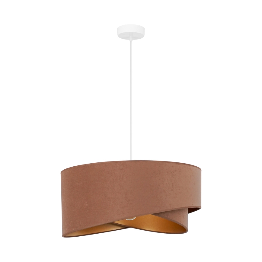 Brilagi - LED Luster na lanku LYRA 1xE27/15W/230V hnedá/zlatá