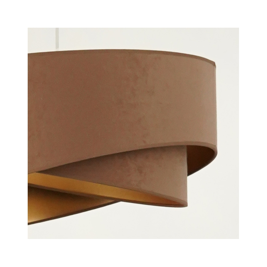 Brilagi - LED Luster na lanku LYRA 1xE27/15W/230V hnedá/zlatá