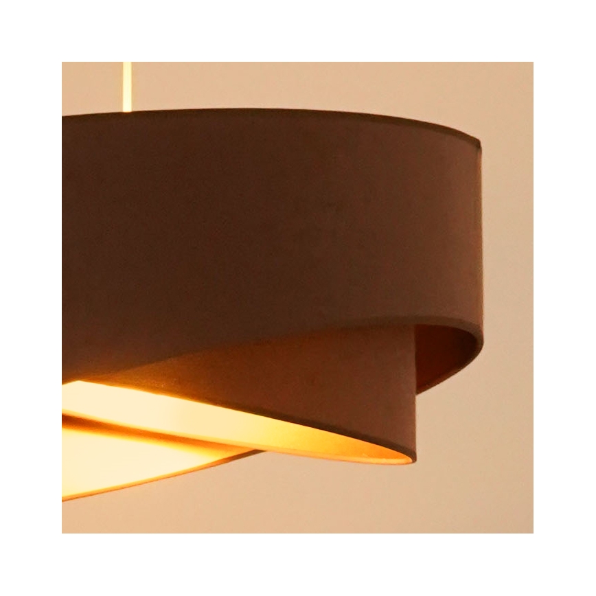 Brilagi - LED Luster na lanku LYRA 1xE27/15W/230V hnedá/zlatá