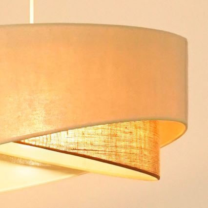 Brilagi - LED Luster na lanku LYRA 1xE27/15W/230V krémová/béžová