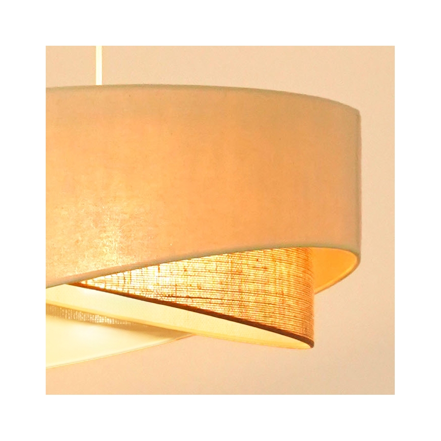Brilagi - LED Luster na lanku LYRA 1xE27/15W/230V krémová/béžová