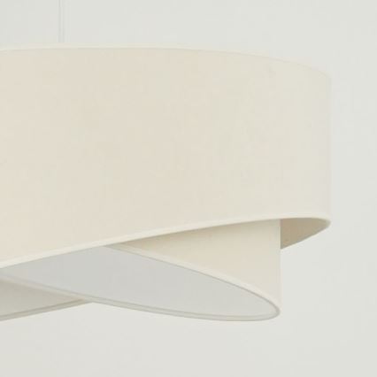 Brilagi - LED Luster na lanku LYRA 1xE27/15W/230V krémová/biela