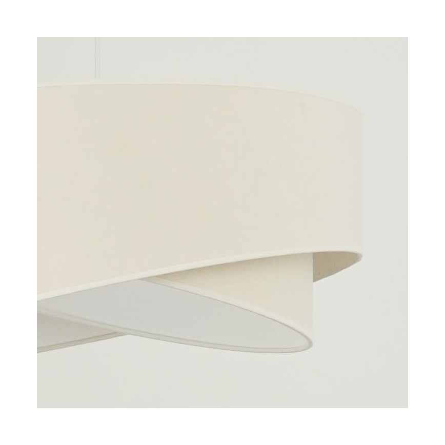 Brilagi - LED Luster na lanku LYRA 1xE27/15W/230V krémová/biela